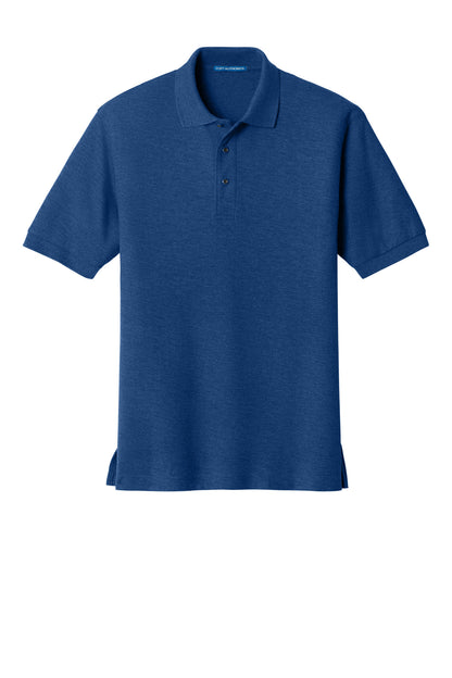 Front View of Royal Port Authority Tall Silk Touch Polo. TLK500