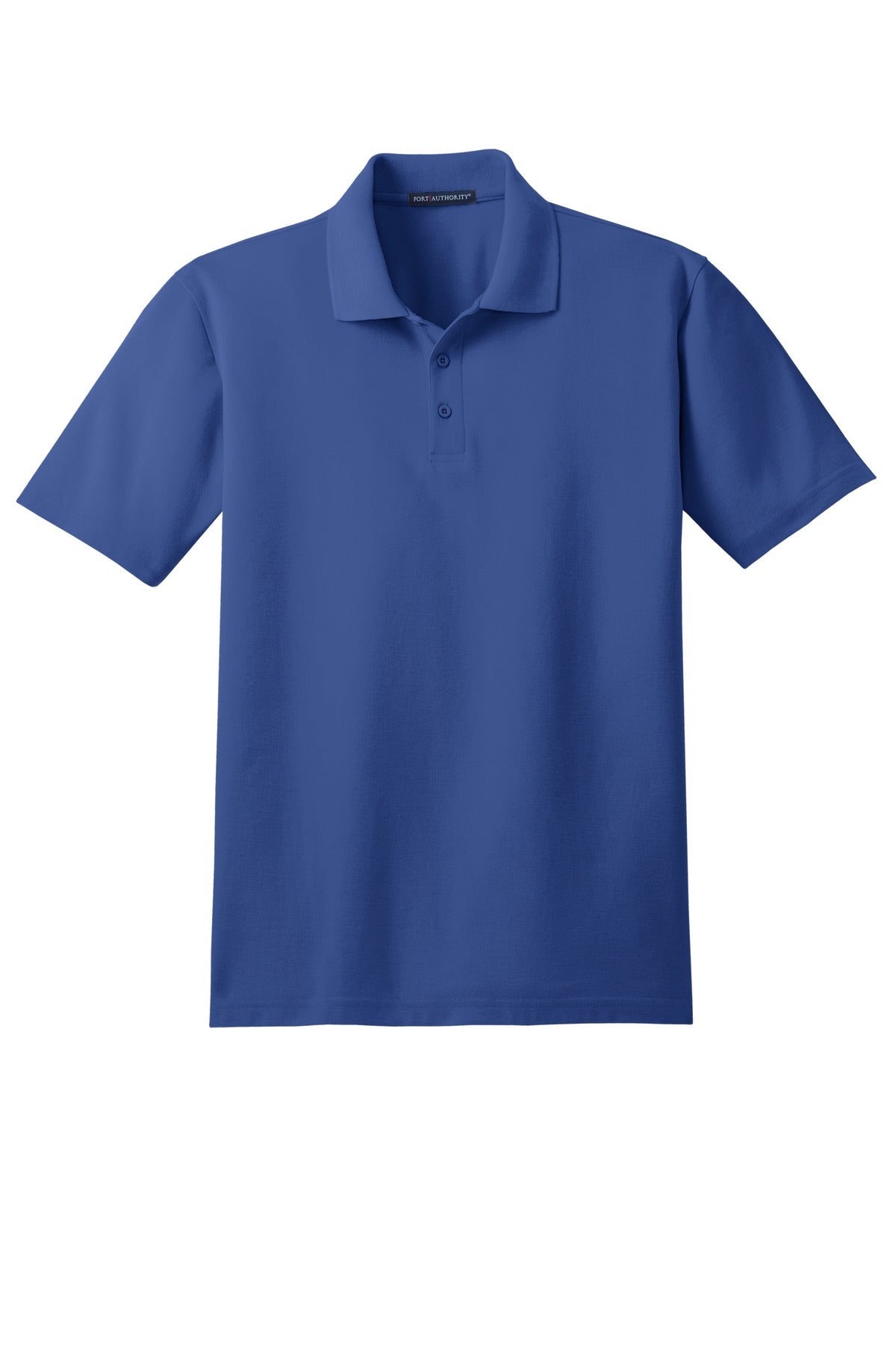 Front View of Royal Port Authority Tall Stain-Release Polo. TLK510