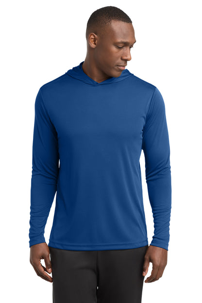 Front View of Royal Sport-Tek PosiCharge Competitor Hooded Pullover. ST358