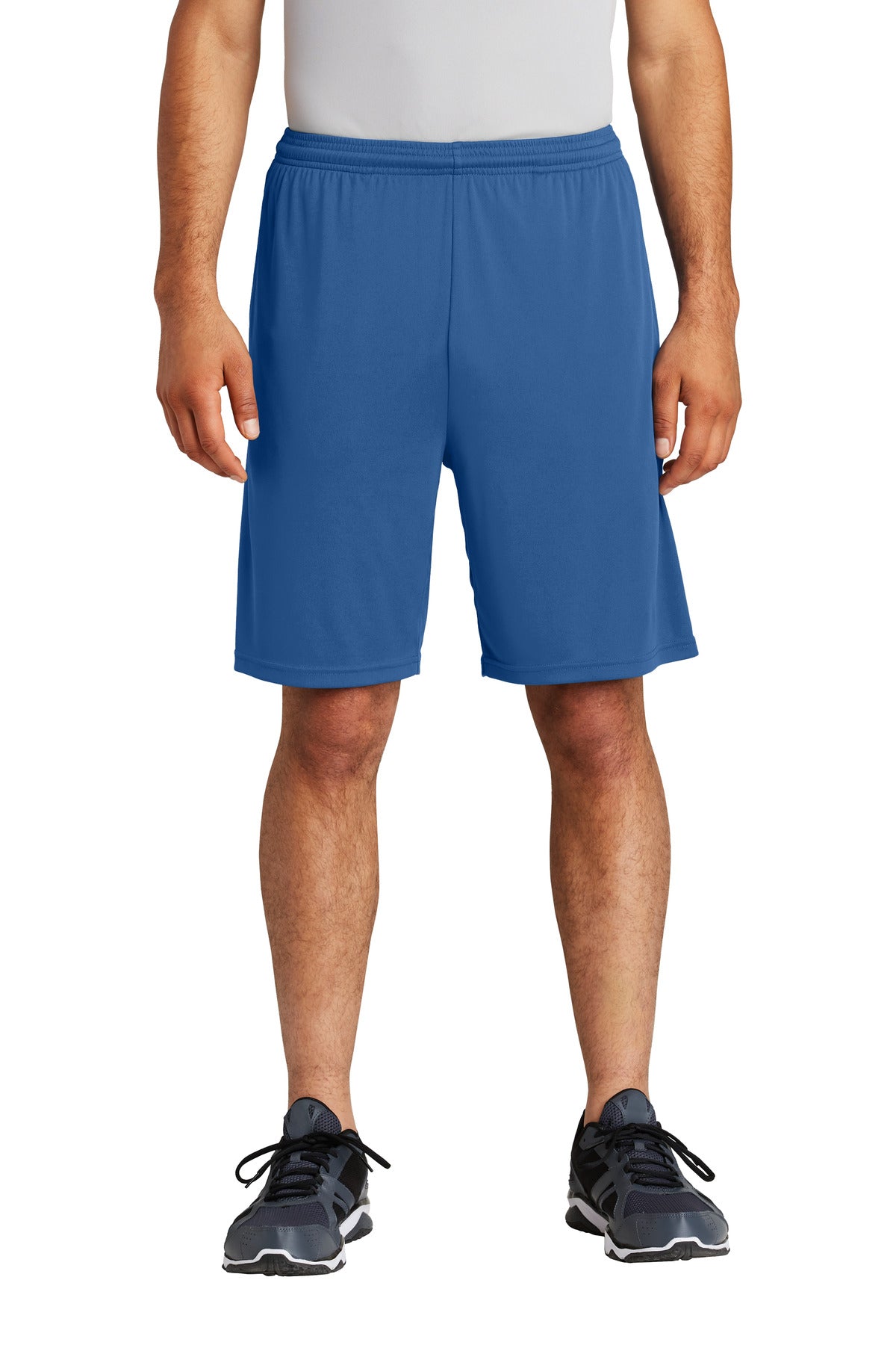 Front View of Royal Sport-Tek PosiCharge Competitor Pocketed Short. ST355P
