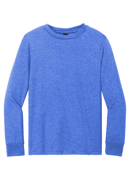 Front View of RoyalFrost District Youth Perfect Tri Long Sleeve Tee DT132Y