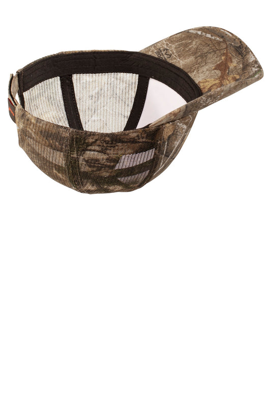 Front View of RT/Edge Port Authority Pro Camouflage Series Cap with Mesh Back. C869