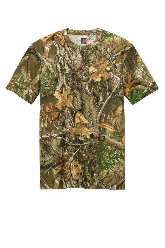 Front View of RTEdge Russell Outdoors Realtree Tee RU100