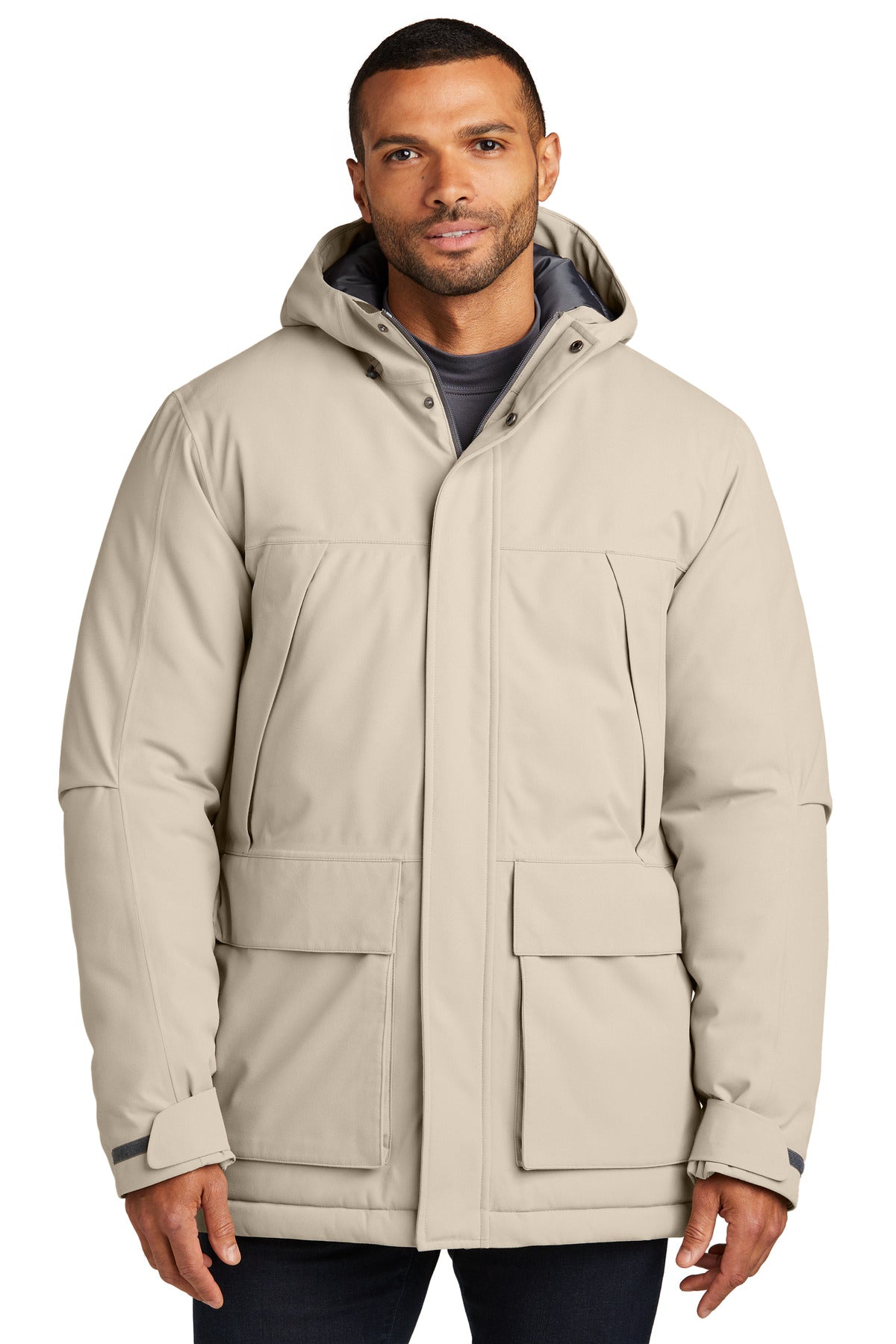 Front View of Sahara Port Authority Latitude Waterproof Heavyweight Parka J363