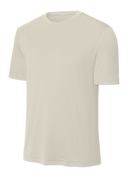 Front View of Sand Sport-Tek Tall PosiCharge Competitor Tee. TST350