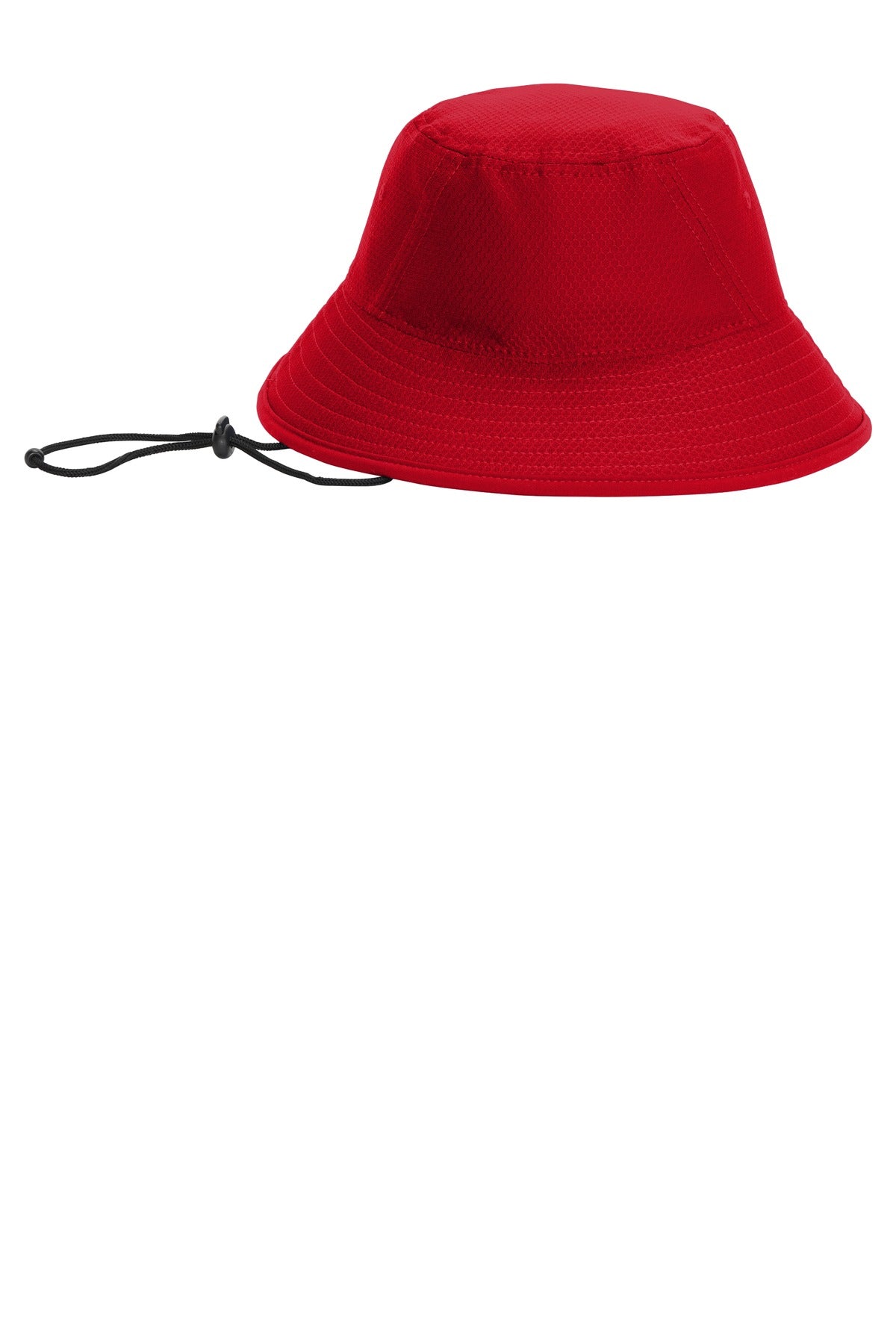 Front View of Scarlet New Era Hex Era Bucket Hat NE800