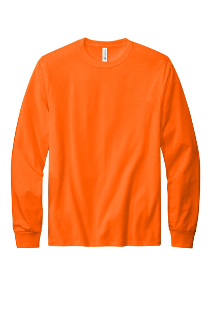 Front View of SftyOrg Volunteer Knitwear All-American Long Sleeve Tee VL100LS