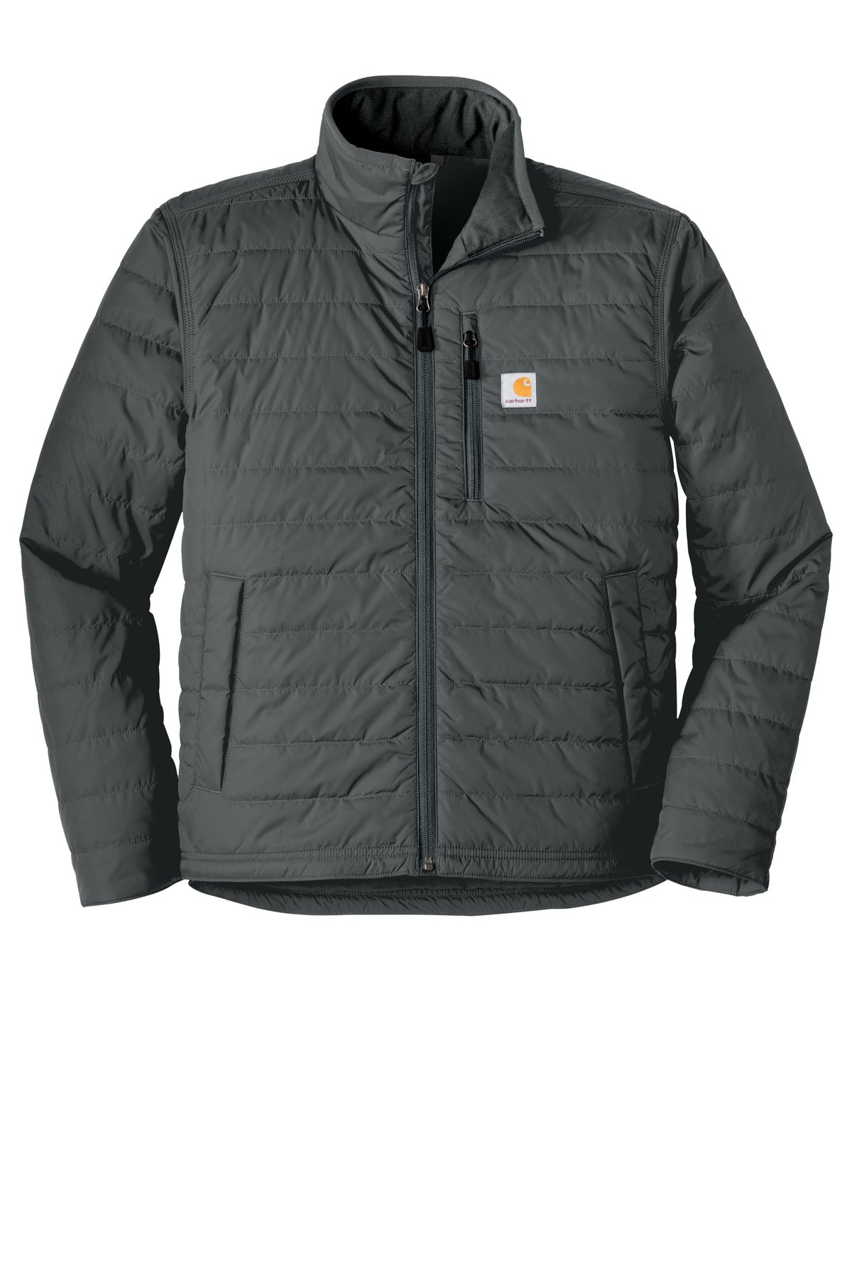 Front View of Shadow Grey Carhartt Gilliam Jacket. CT102208