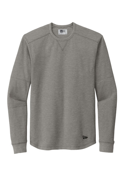 Front View of ShdGyHthr New Era Thermal Long Sleeve NEA140