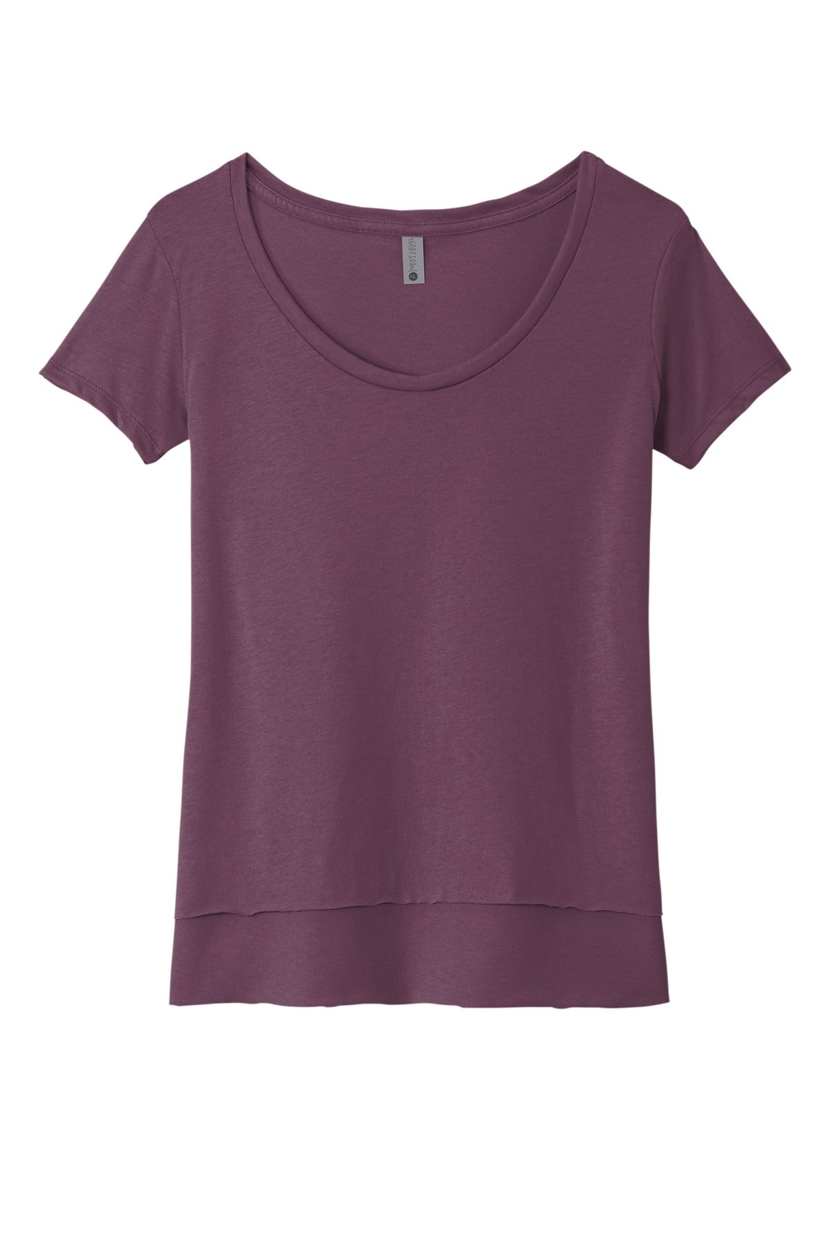 Front View of Shiraz Next Level Apparel Women's Festival Scoop Neck Tee. NL5030