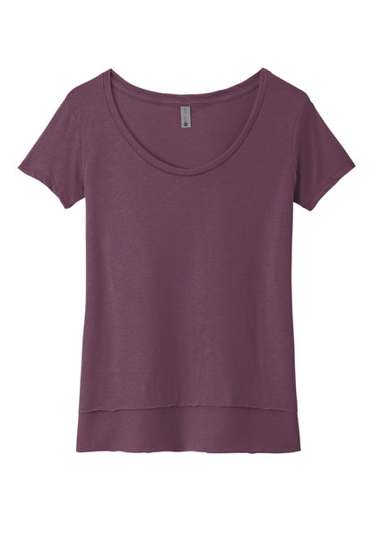 Front View of Shiraz Next Level Apparel Women's Festival Scoop Neck Tee. NL5030