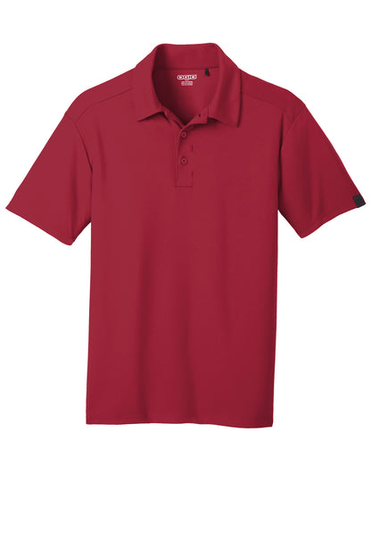 Front View of Signal Red OGIO Framework Polo. OG125