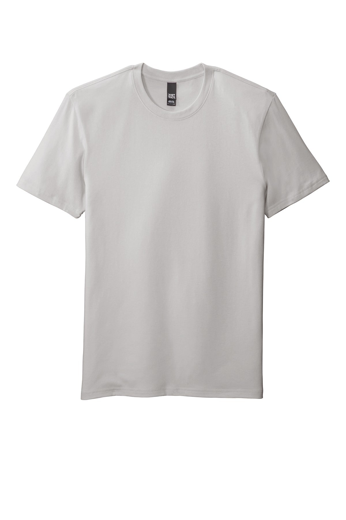 Front View of Silver Mist District Flex Tee DT7500
