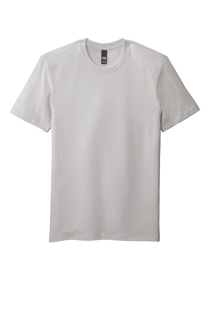 Front View of Silver Mist District Flex Tee DT7500