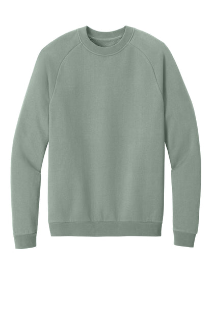 Front View of SlateGreen District Cloud Fleece Crew DT7804