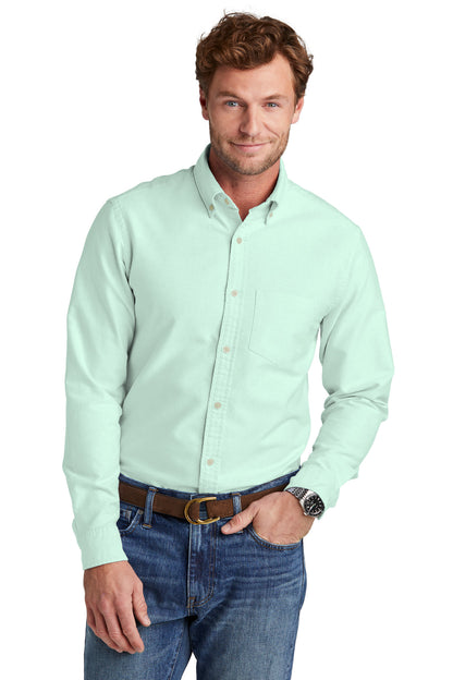 Front View of SoftMint Brooks Brothers Casual Oxford Cloth Shirt BB18004