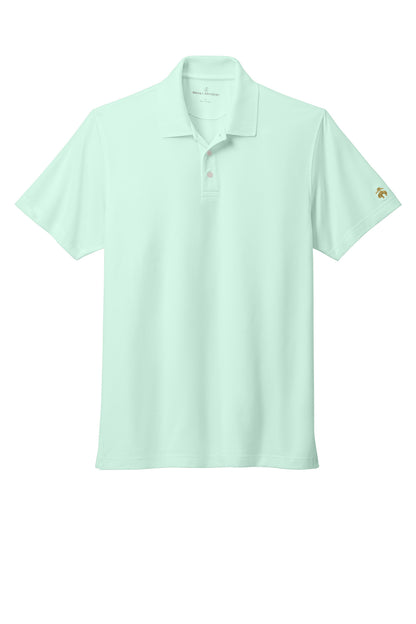 Front View of SoftMint Brooks Brothers Mesh Pique Performance Polo BB18220