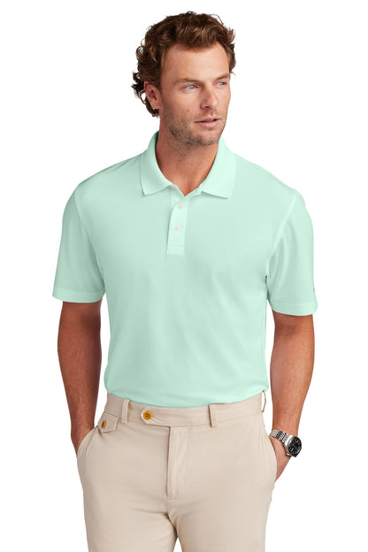 Front View of SoftMint Brooks Brothers Mesh Pique Performance Polo BB18220