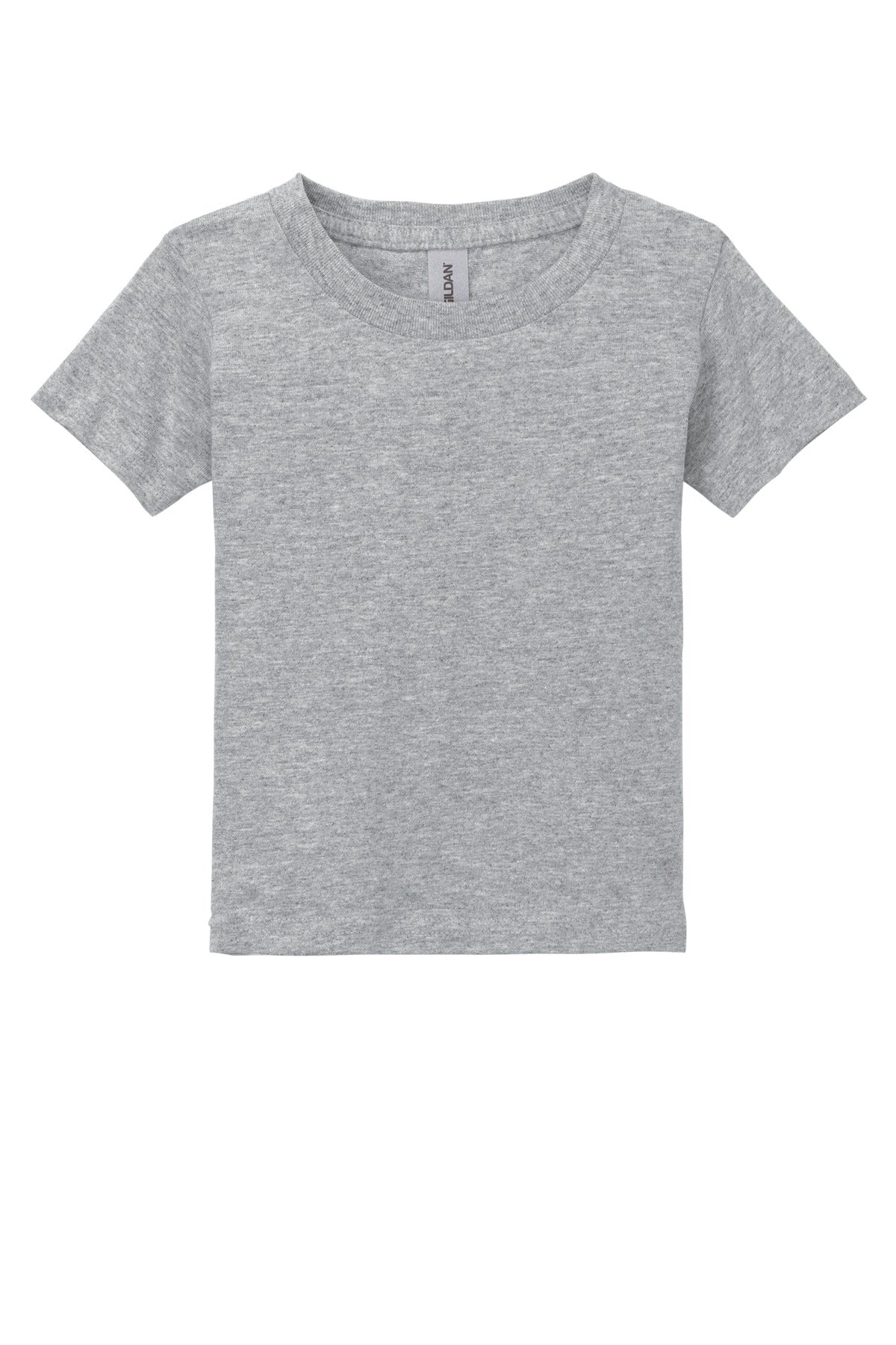 Front View of Sport Grey Gildan Heavy Cotton Toddler T-Shirt 5100P