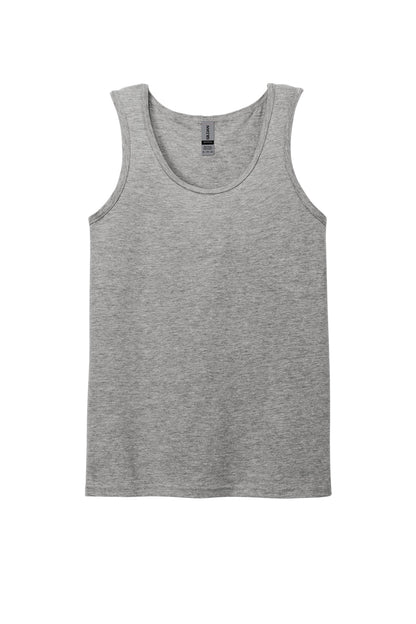 Front View of SportGrey Gildan Softstyle Tank Top 64200