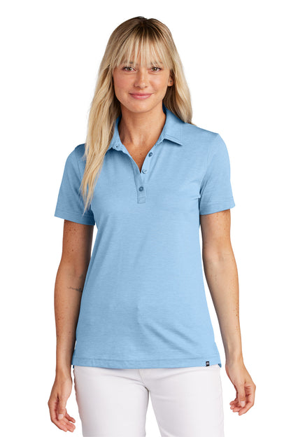 Front View of StgBluHthr TravisMathew Women's Sunnyvale Polo TM1LD005