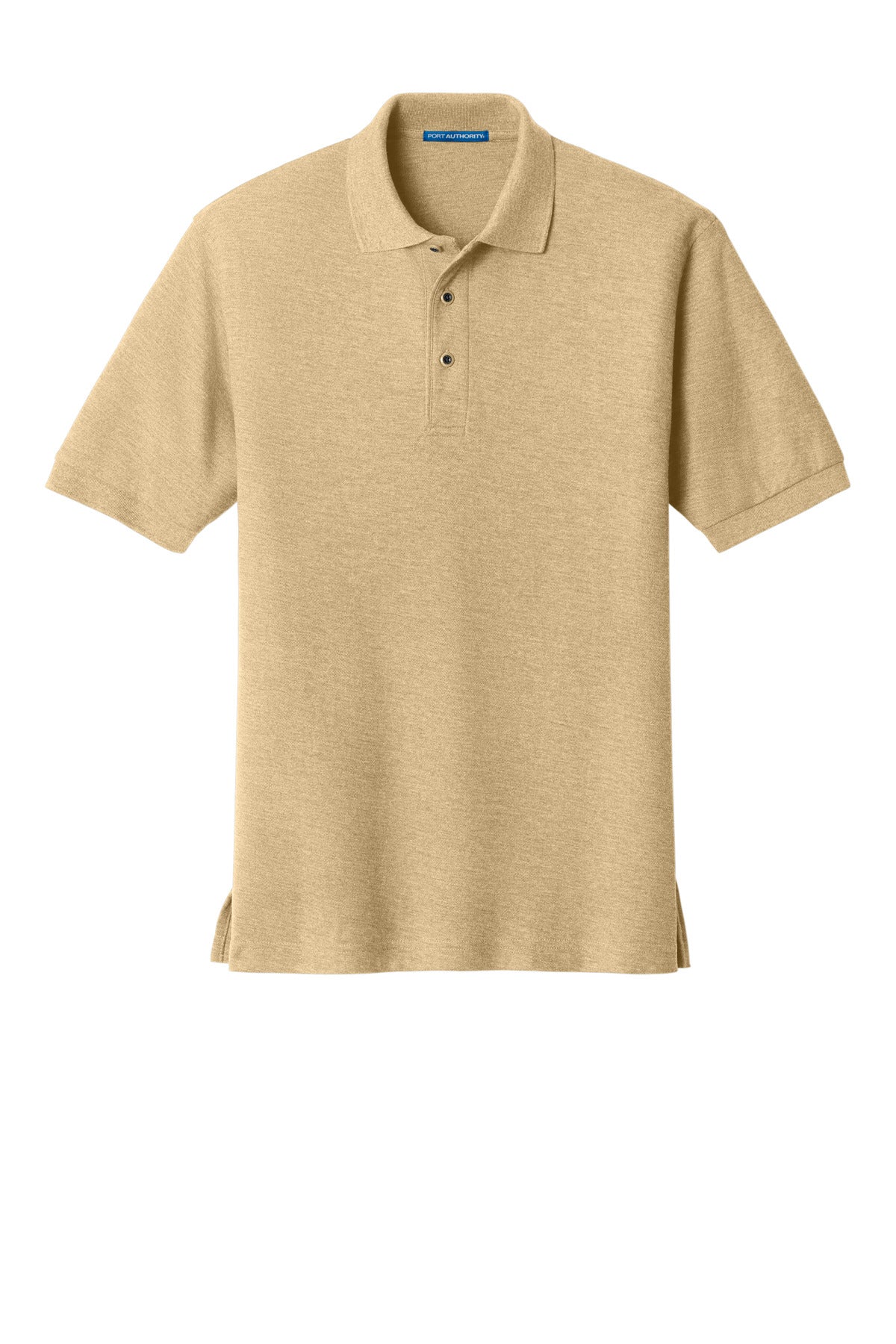 Front View of Stone Port Authority Tall Silk Touch Polo. TLK500