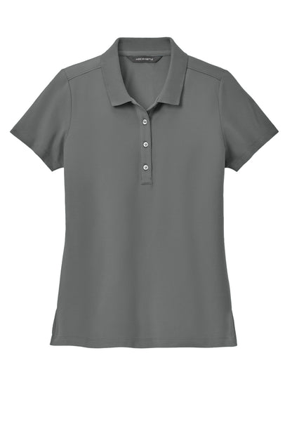Front View of StormGrey Mercer+Mettle Women's Stretch Pique Polo MM1005