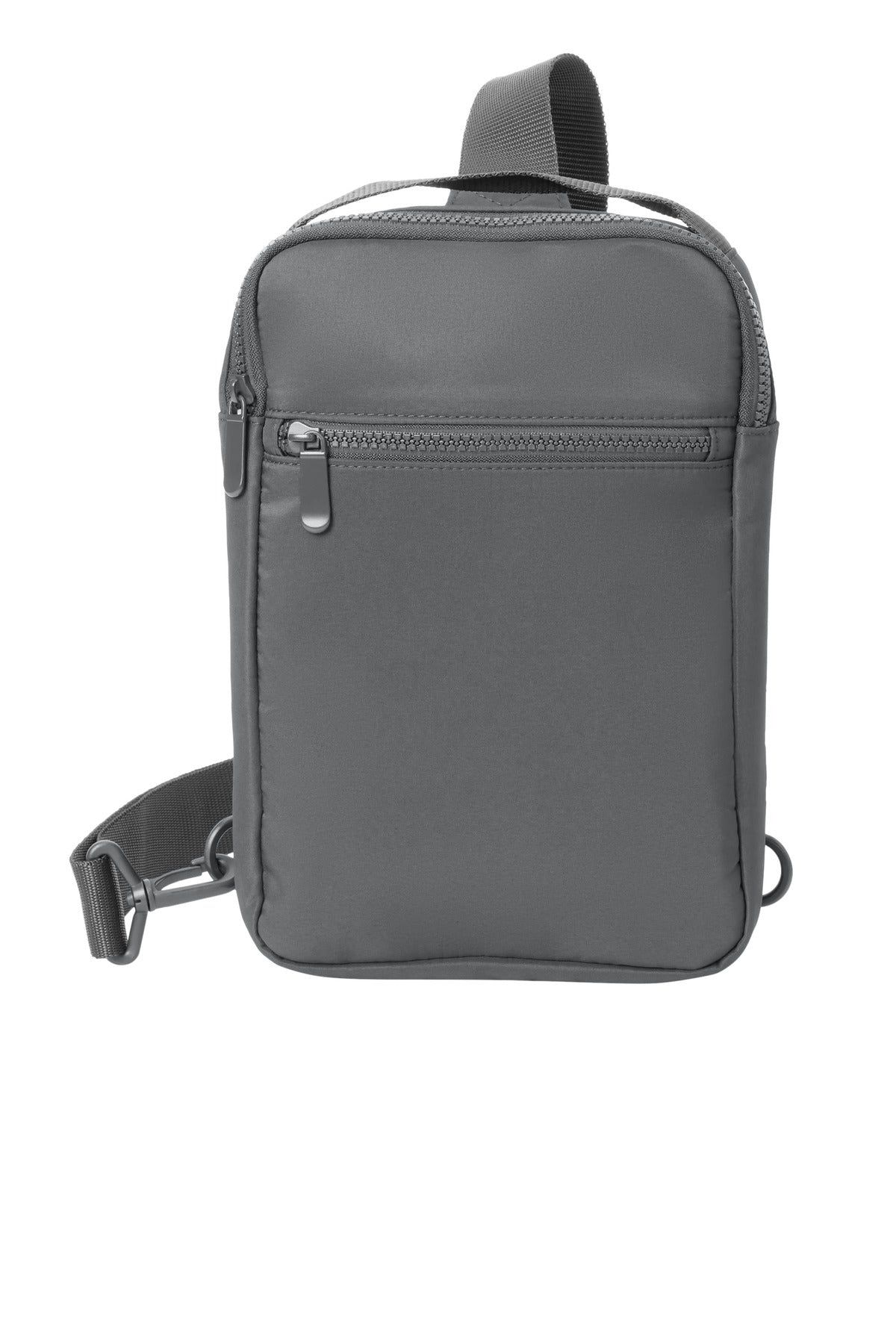 Front View of StormGrey Port Authority Matte Sling BG935