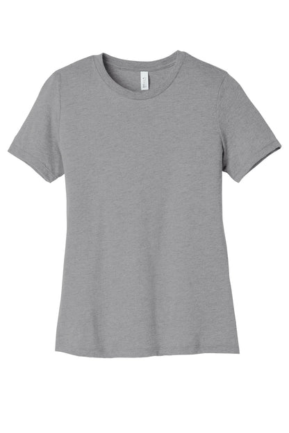 Front View of StormTB BELLA+CANVAS Women's Relaxed Triblend Tee BC6413
