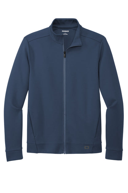 Front View of StrikeBlue OGIO Bolt Full-Zip OG850