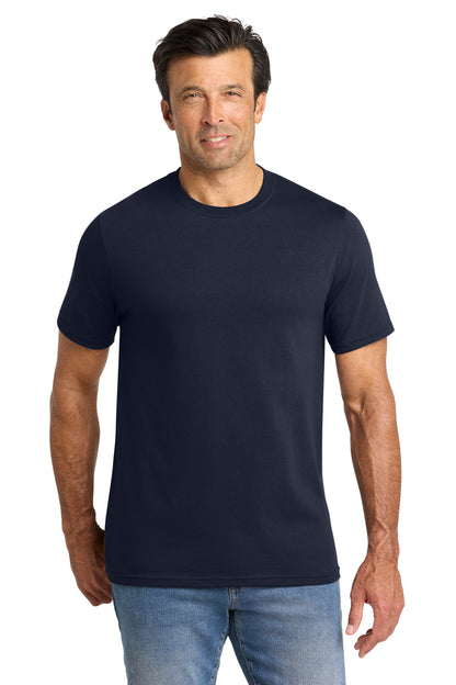 Front View of StrongNavy Volunteer Knitwear All-American Tee VL100