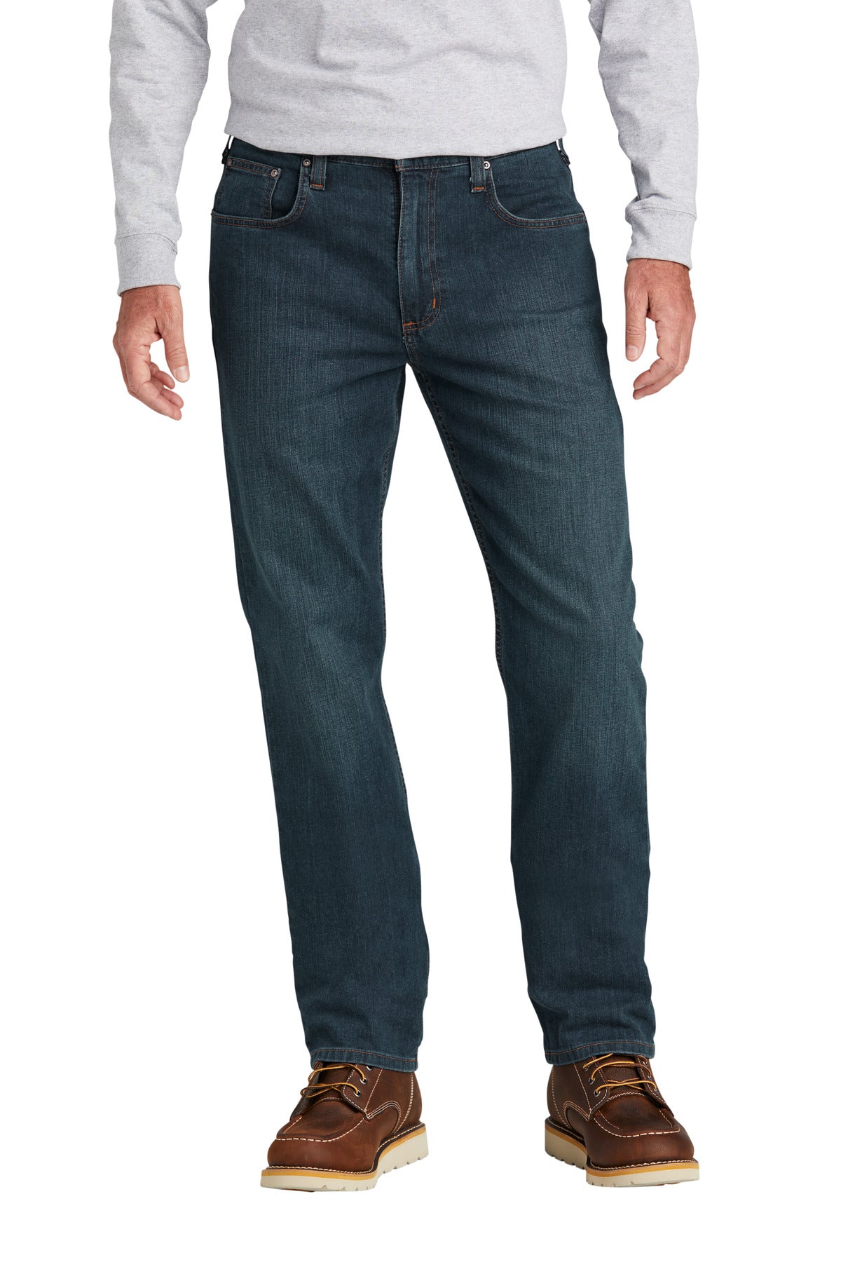 Front View of Superior Carhartt Rugged Flex 5-Pocket Jean CT102804