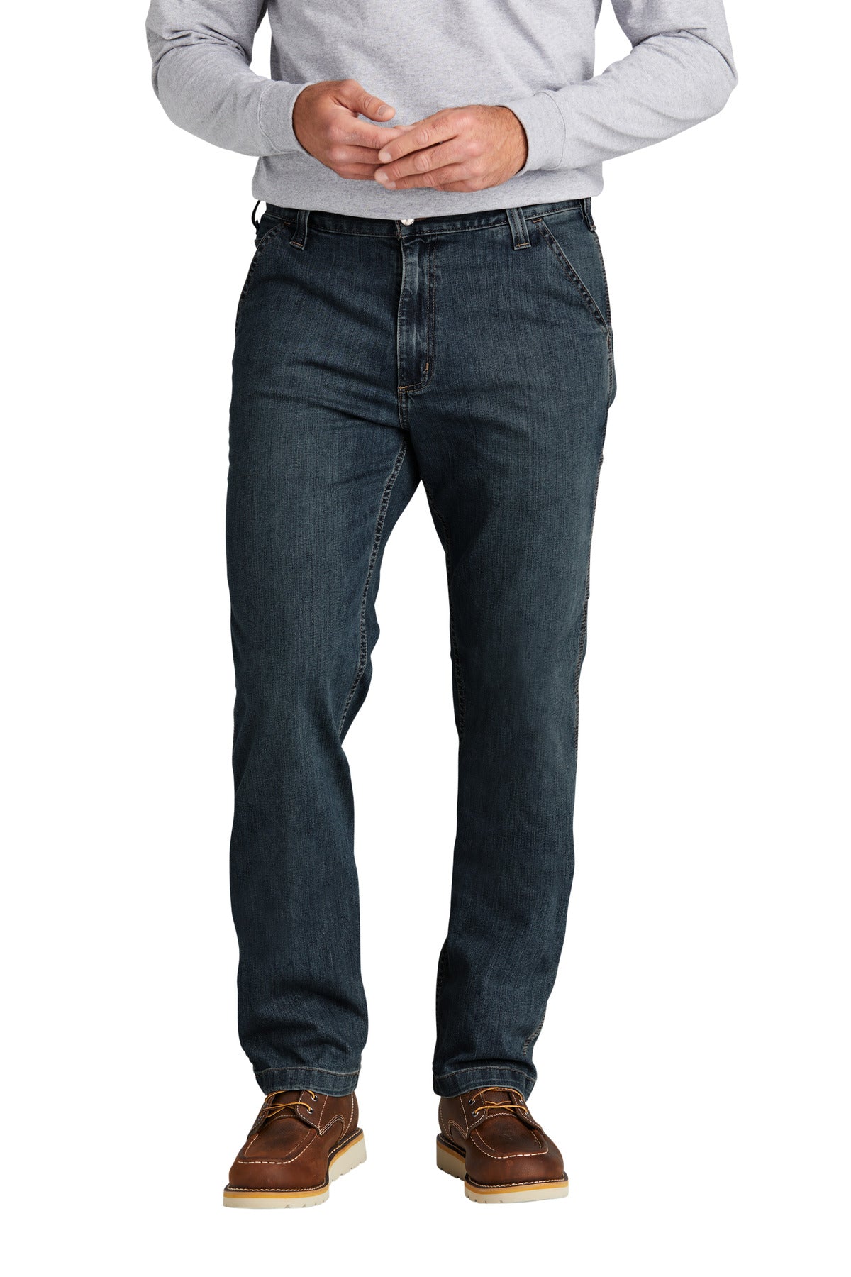 Front View of Superior Carhartt Rugged Flex Utility Jean CT102808