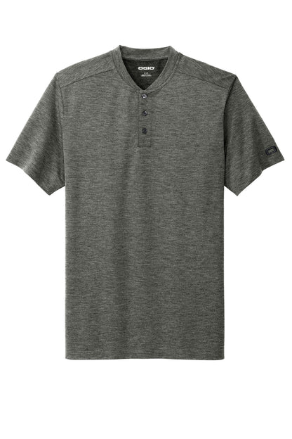 Front View of TarmacGrey OGIO Evolution Henley OG148