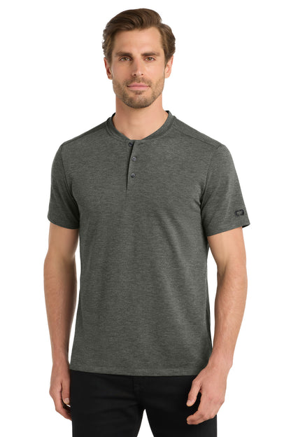 Front View of TarmacGrey OGIO Evolution Henley OG148