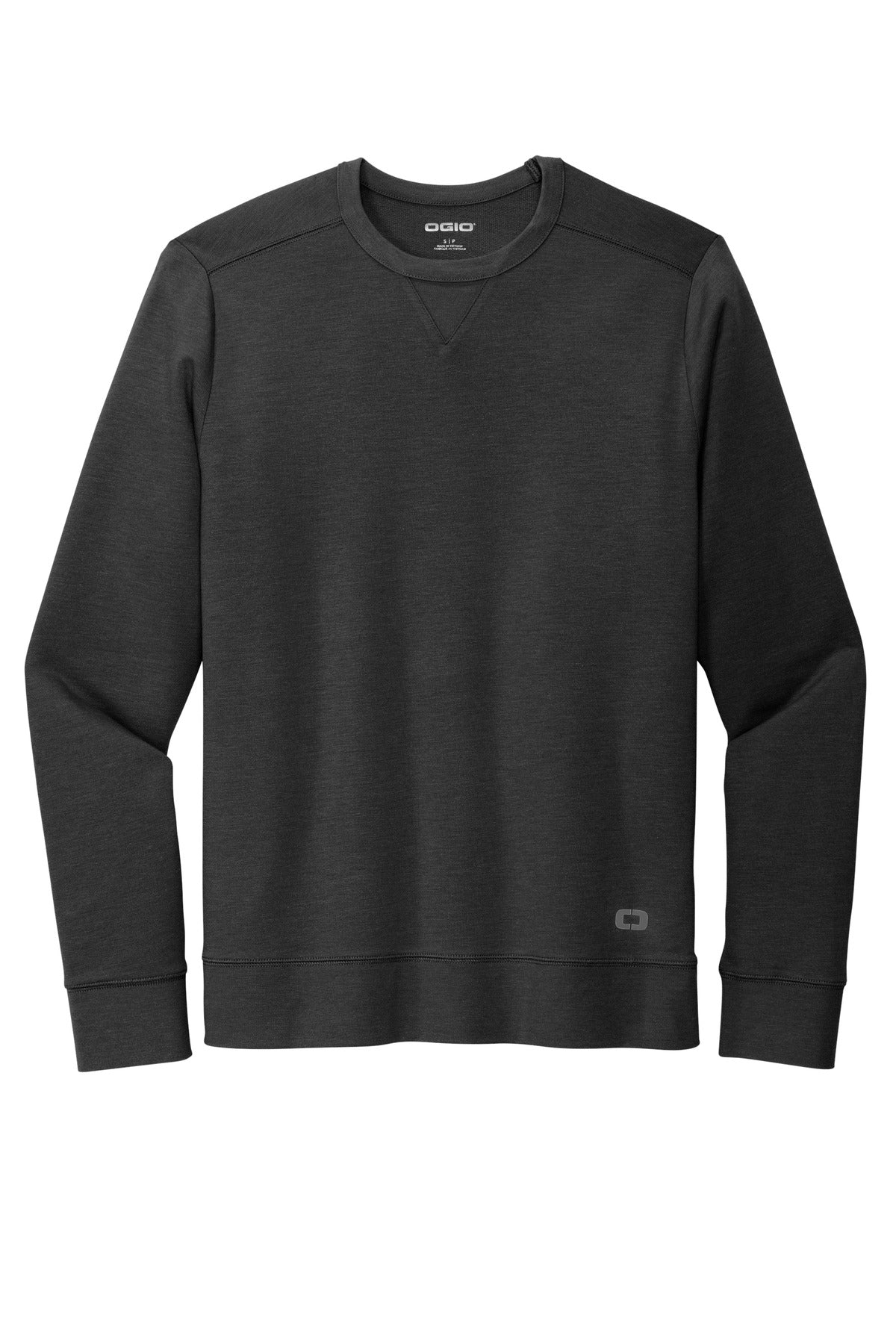 Front View of TarmacGyHt OGIO Luuma Flex Long Sleeve Crew OG825