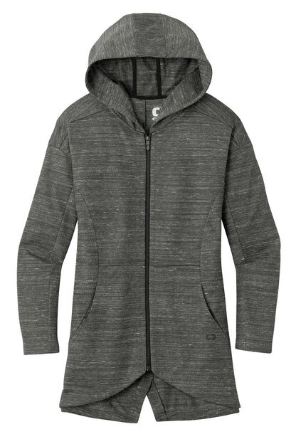 Front View of TarmacGyHt OGIO Women's Flux Full-Zip Hoodie LOG823