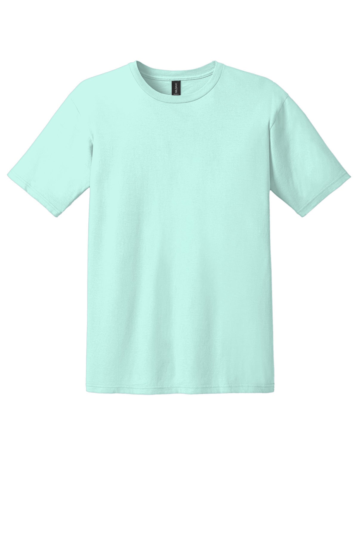 Front View of TealIce Gildan 100% Ring Spun Cotton T-Shirt. 980
