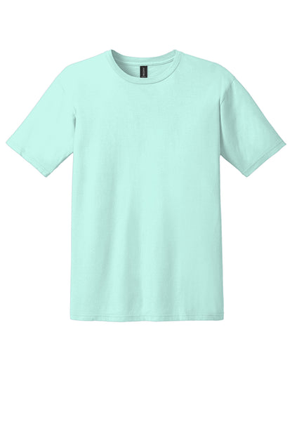 Front View of TealIce Gildan 100% Ring Spun Cotton T-Shirt. 980