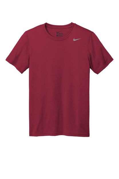 Front View of TeamMaroon Nike Team rLegend Tee DV7299