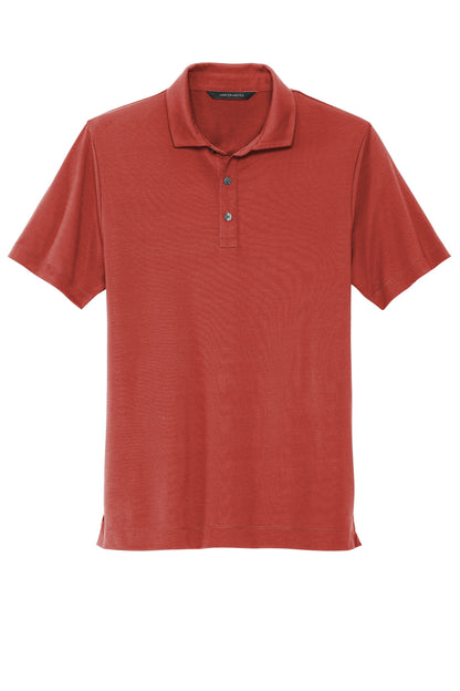Front View of Terracotta Mercer+Mettle Stretch Jersey Polo MM1014