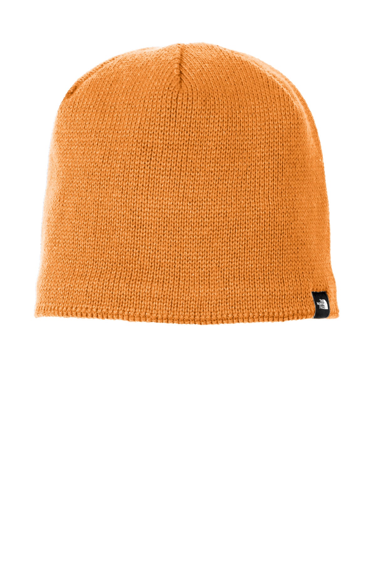 Front View of Timber Tan The North Face Mountain Beanie. NF0A4VUB