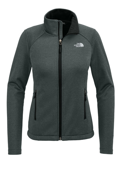 Front View of TNFDkGyH The North Face Women's Chest Logo Ridgewall Soft Shell Jacket NF0A88D4 plain