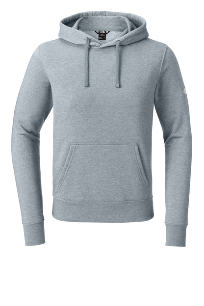 Front View of TNFLtGyHt The North Face Sleeve Logo Pullover Hoodie NF0A8AU0