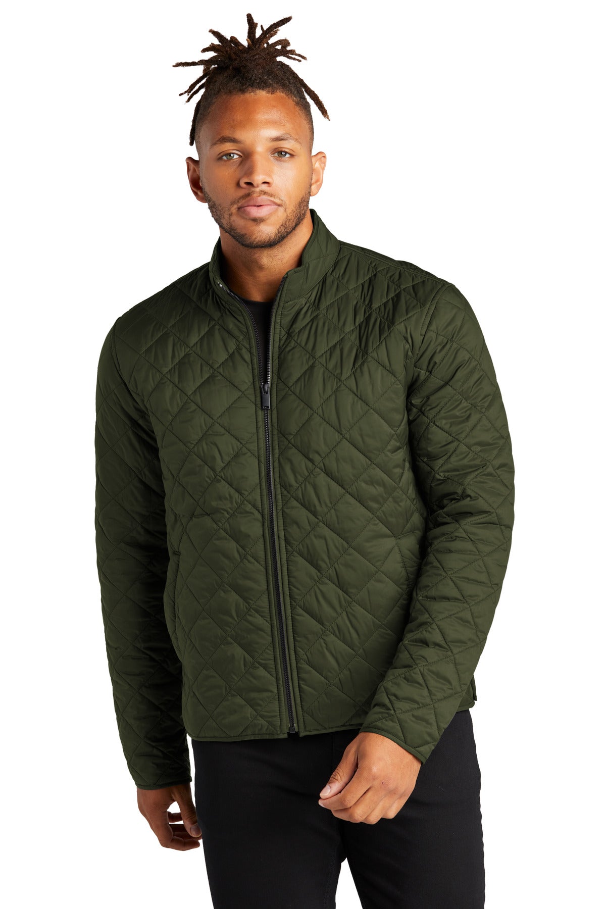 Front View of TownsendGn Mercer+Mettle Quilted Full-Zip Jacket MM7200