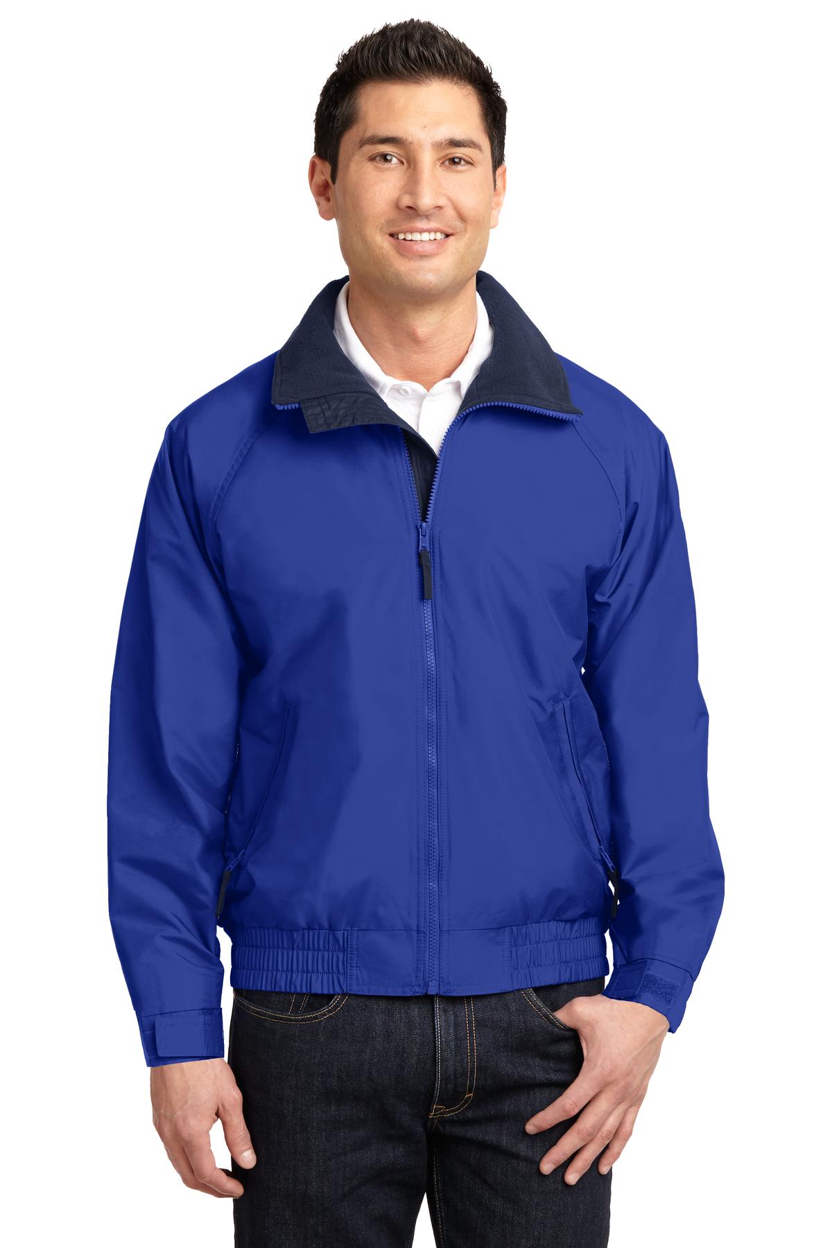Front View of Tr Royal/Tr Ny Port Authority Competitor Jacket. JP54