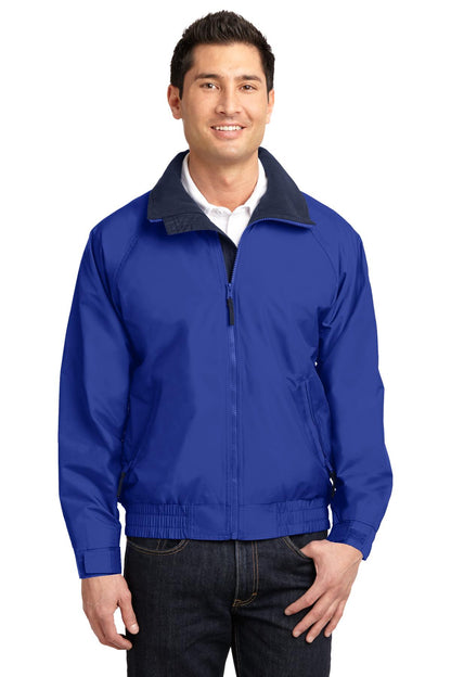Front View of Tr Royal/Tr Ny Port Authority Competitor Jacket. JP54