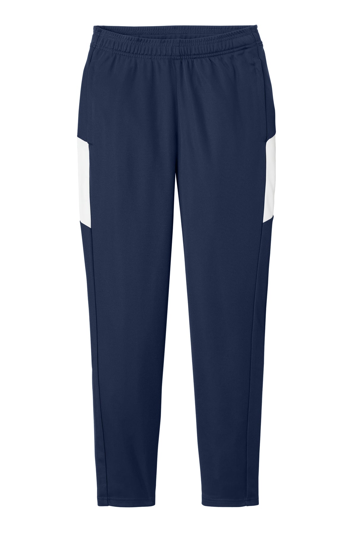 Front View of TrNv/White Sport-Tek Women's Travel Pant LPST800