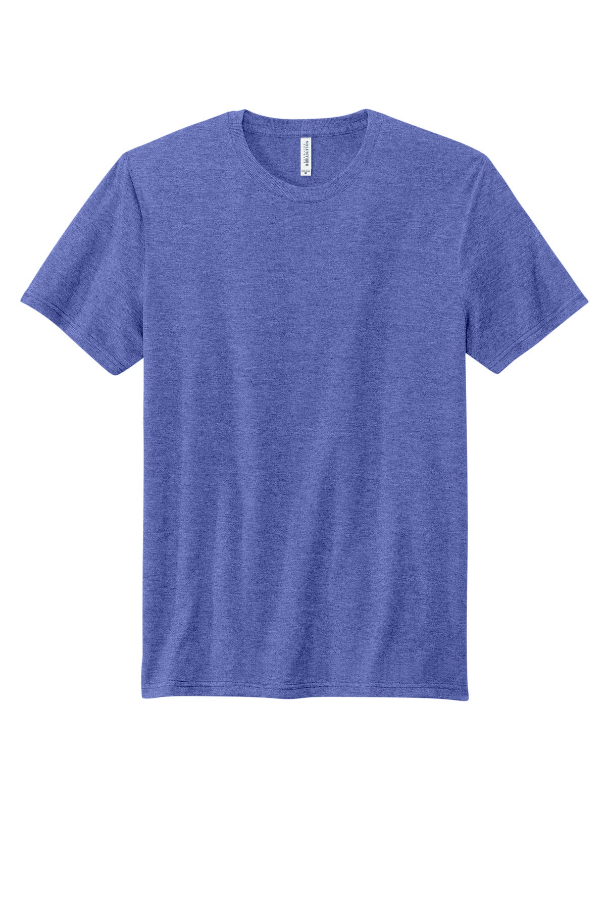 Front View of TRoyHthr Volunteer Knitwear Tri Tee VL40