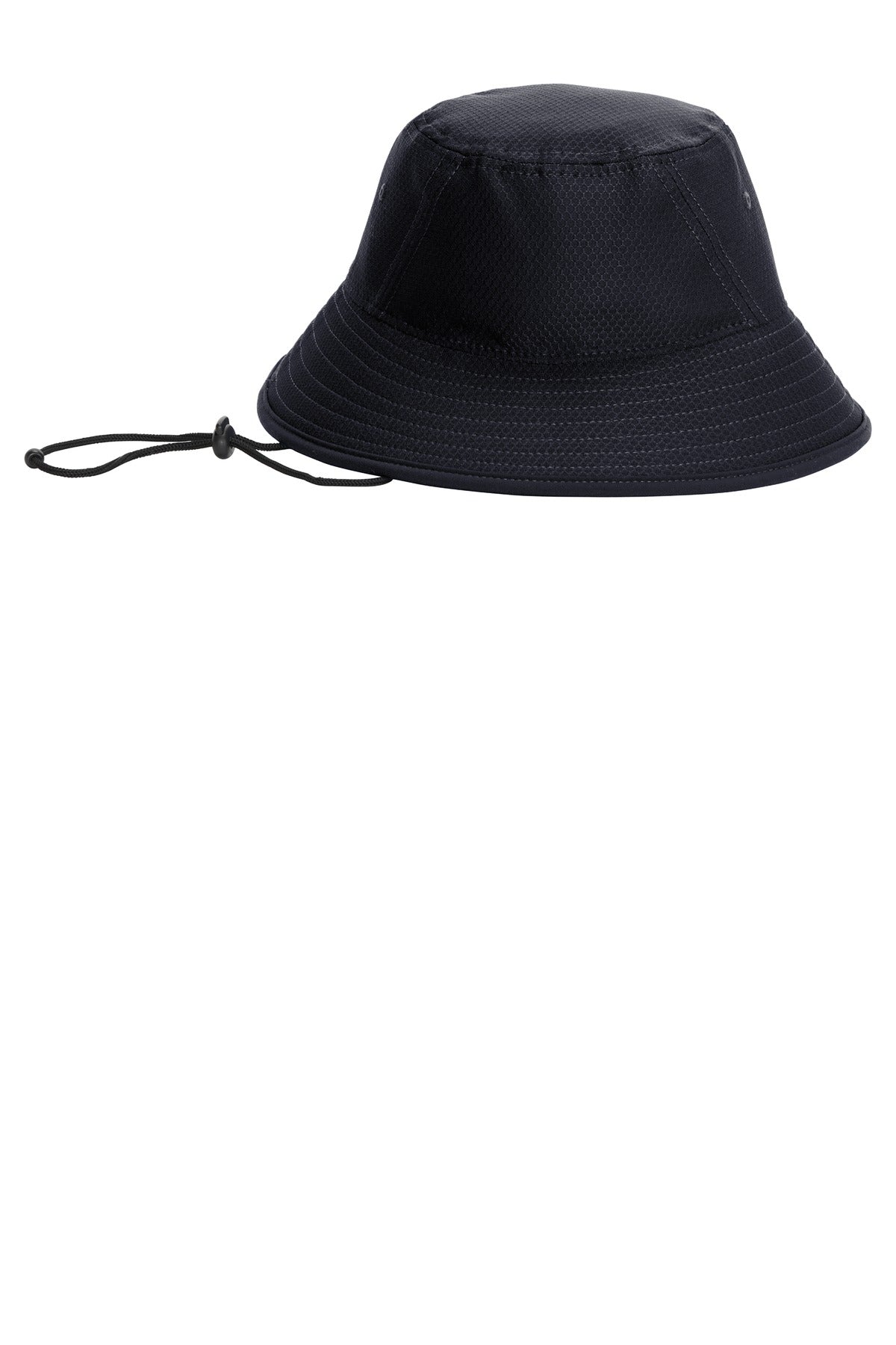 Front View of True Navy New Era Hex Era Bucket Hat NE800